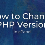 تغییر نسخه php در سی پنل